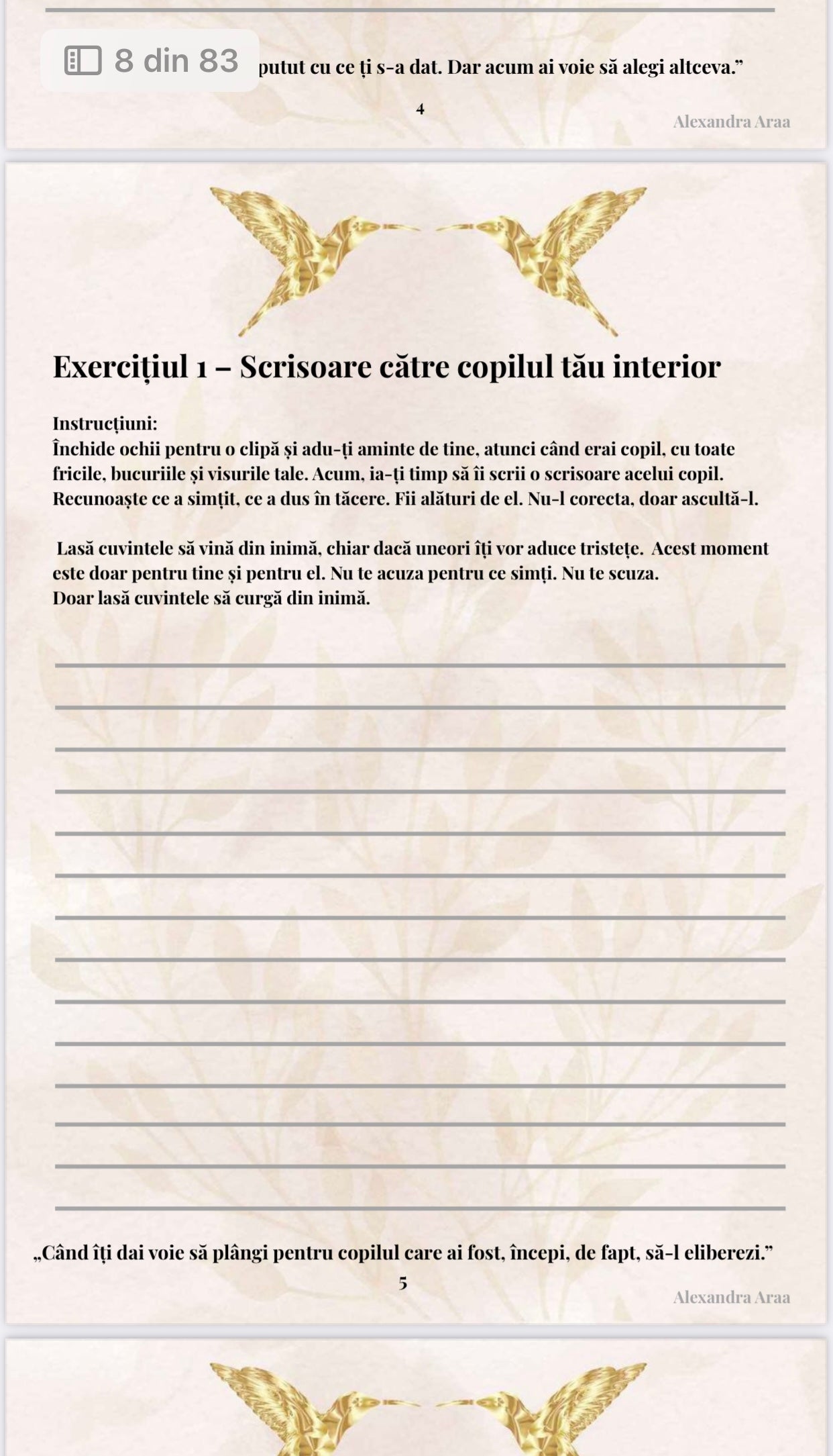 Jurnal ghidat de vindecare emoțională - Digital (PDF)