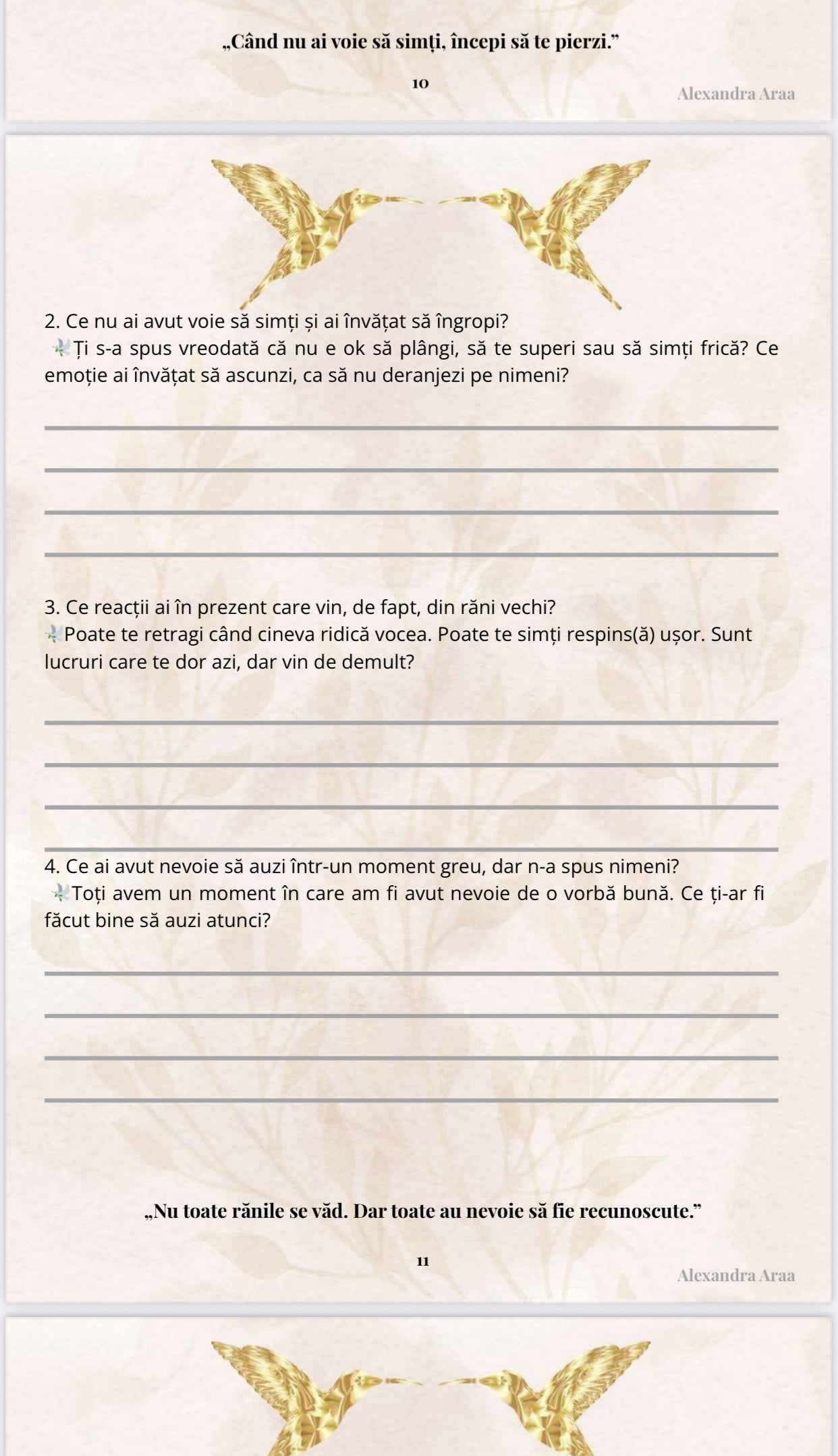 Jurnal ghidat de vindecare emoțională - Digital (PDF)