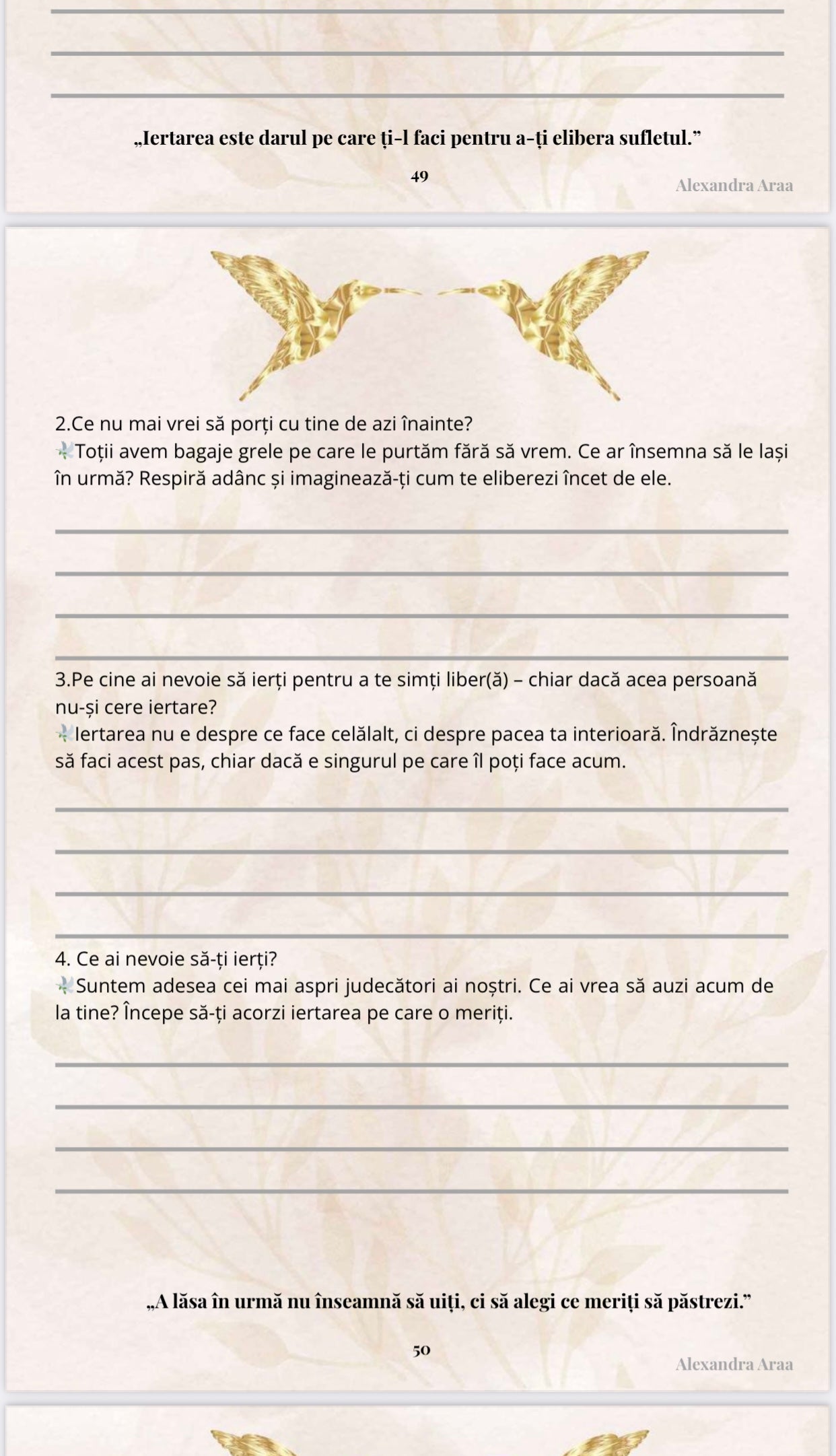 Jurnal ghidat de vindecare emoțională - Digital (PDF)