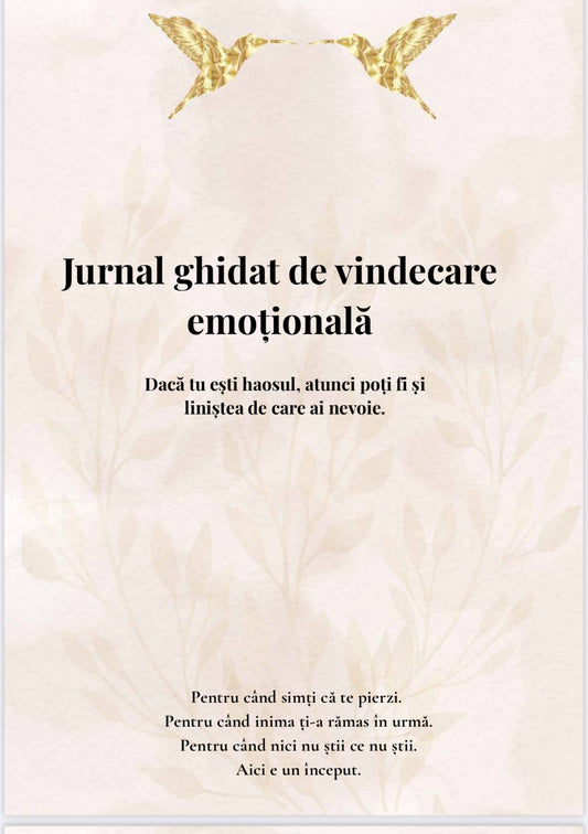 Jurnal ghidat de vindecare emoțională - Digital (PDF)