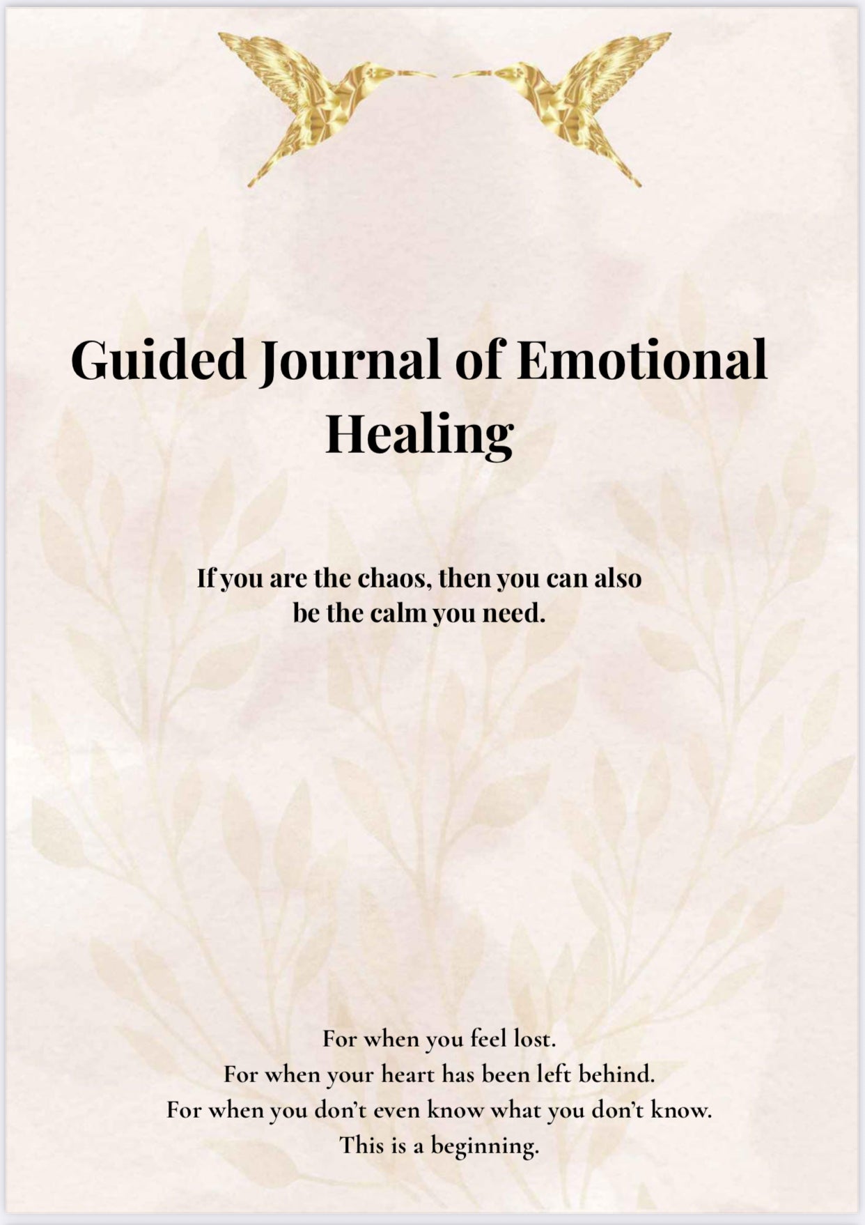 Guided Journal for Emotional Healing – Digital (PDF)