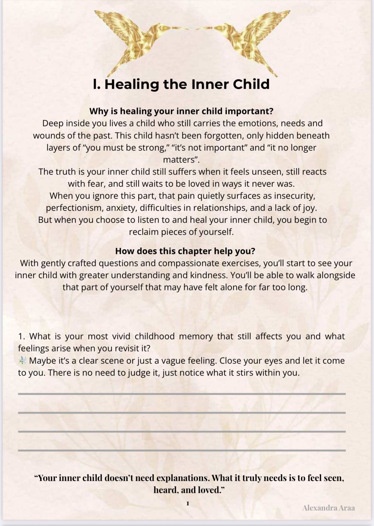 Guided Journal for Emotional Healing – Digital (PDF)